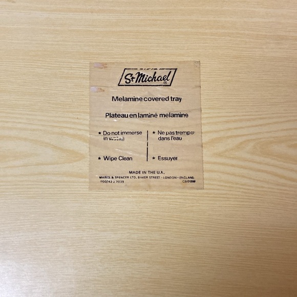 Vintage 1978 Hallmark Melamine Serving Tray - Picture 7 of 8